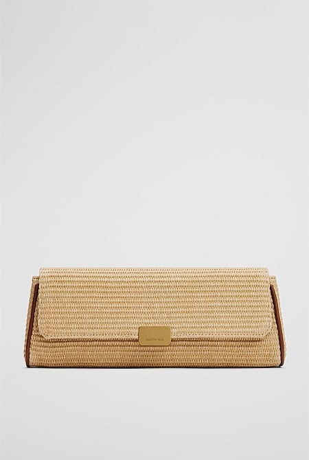 Olivia Woven Clutch