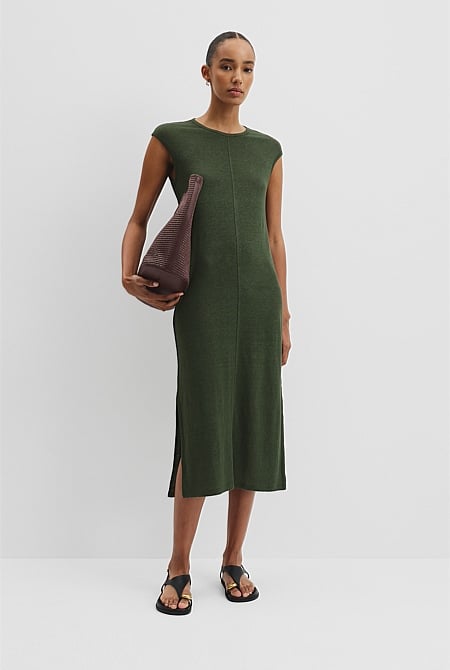 Linen Jersey Dress