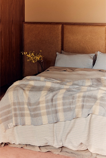 Skye Linen Queen Quilt Cover