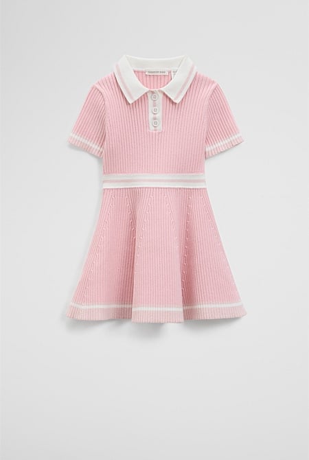 Short Sleeve Knit Dress
