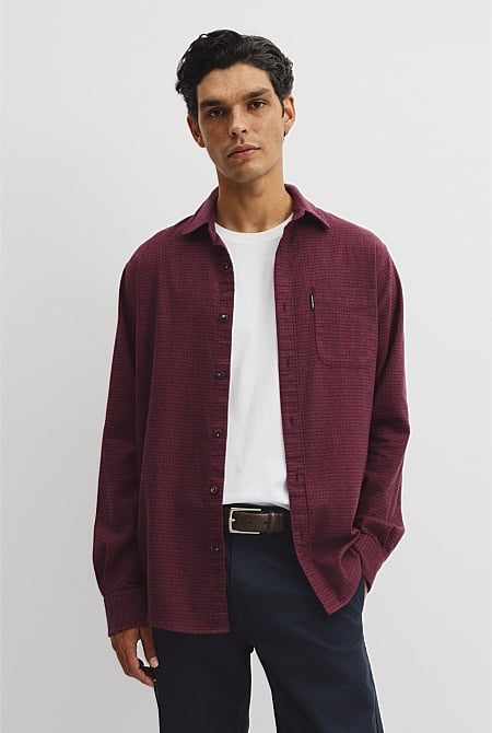 Regular Fit Flannel Check Shirt