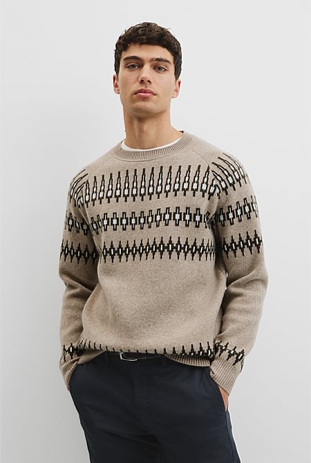 Wool Fair Isle Knit