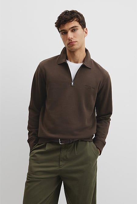 Australian Cotton Collar Neck Sweat