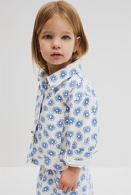 Printed Denim Jacket