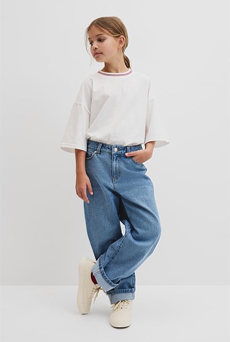 Curved Seam Jean