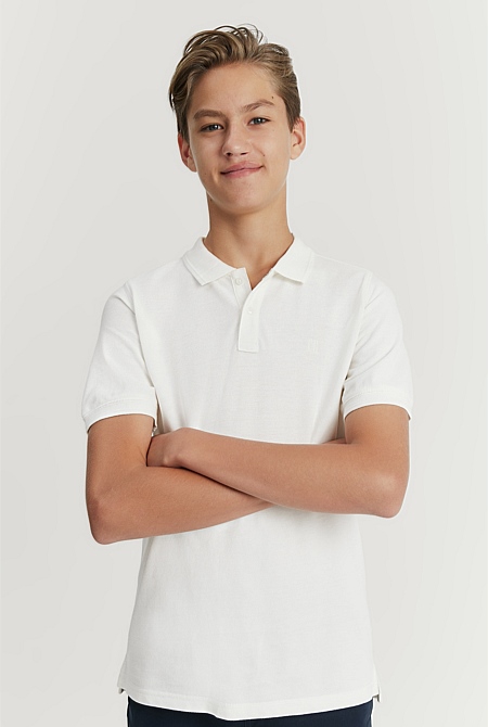 Teen Recycled Cotton Polo Shirt