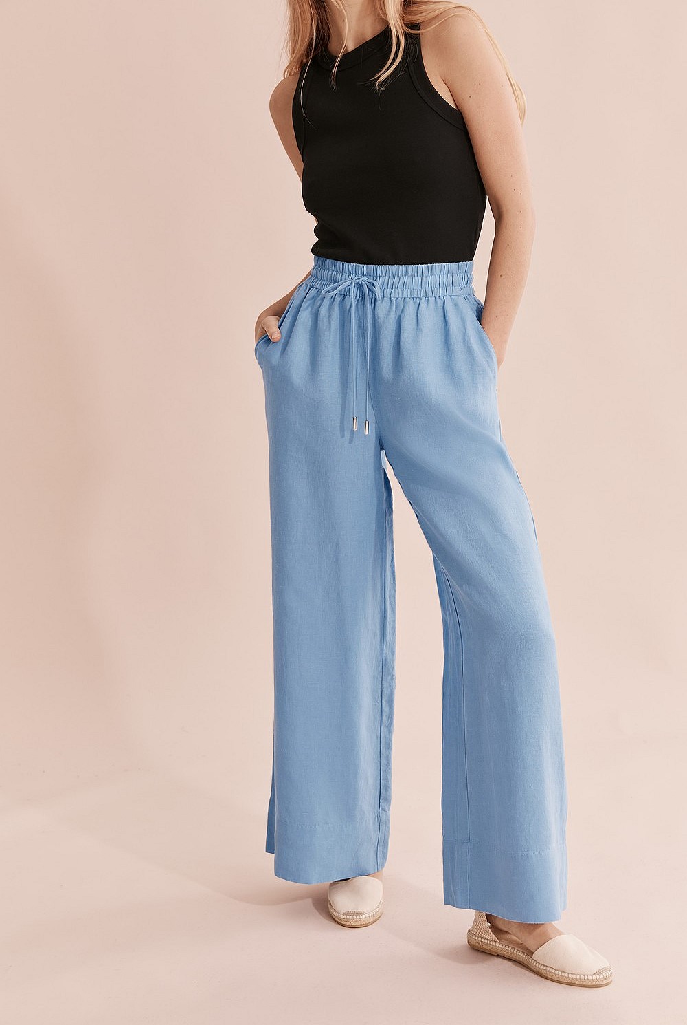 Linen Palazzo Pant