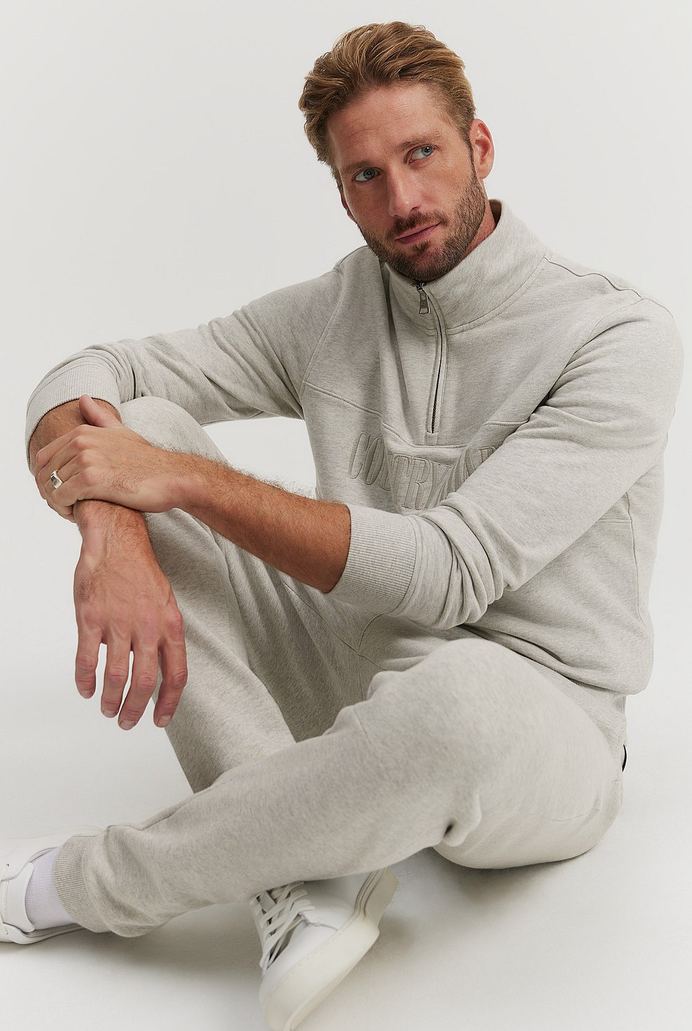 Australian Cotton Half Zip Heritage Sweat