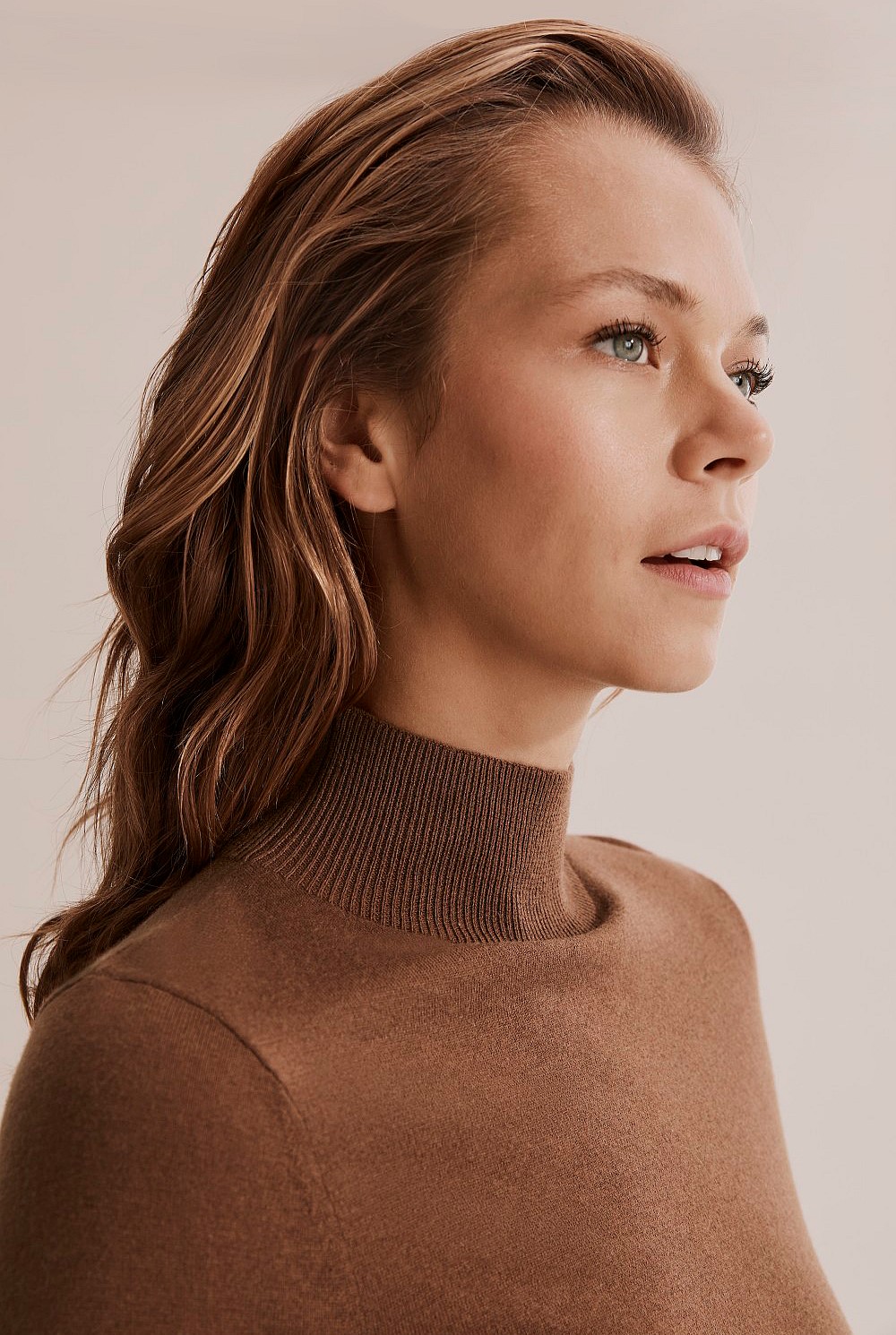 Merino Wool Silk Long Sleeve Knit