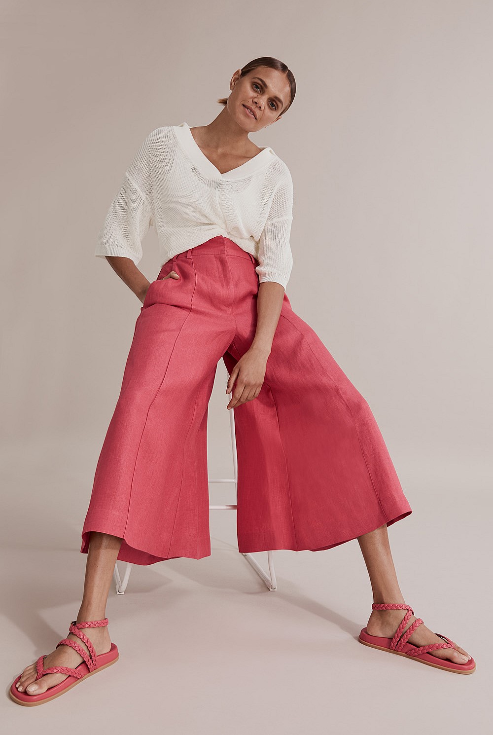 Linen Culotte