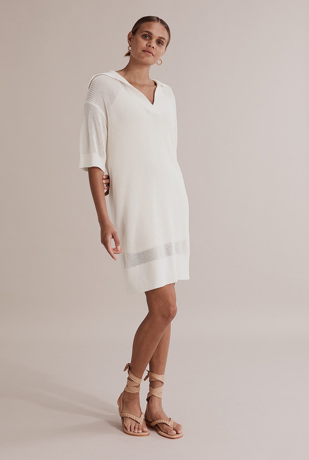 Mesh Knit Dress
