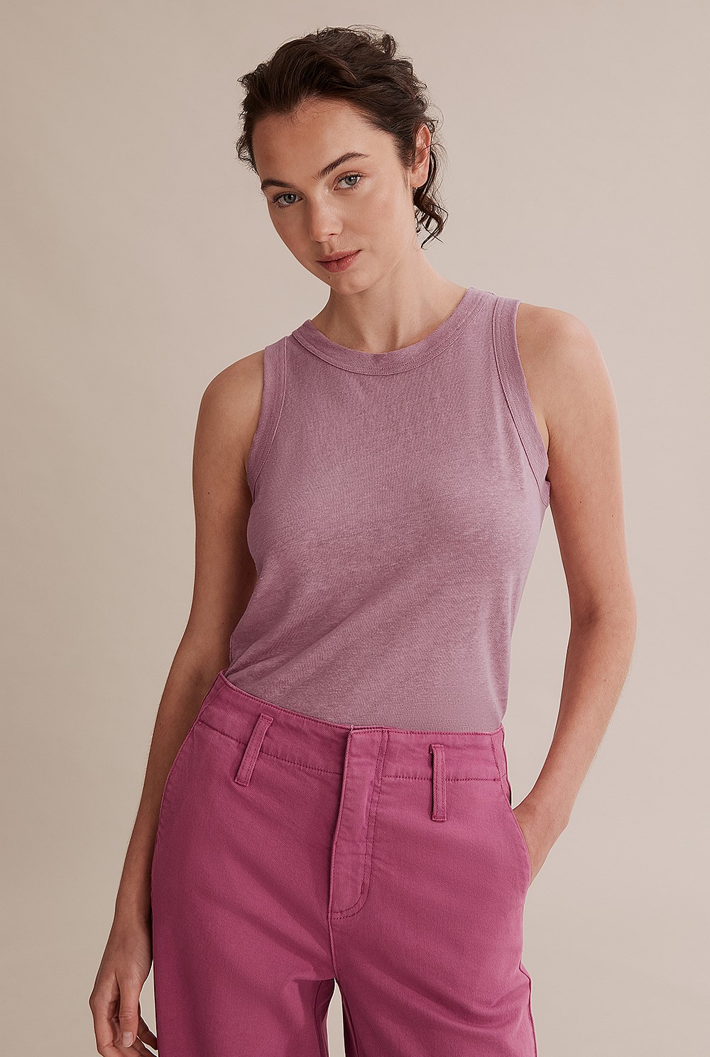 Linen Jersey Tank