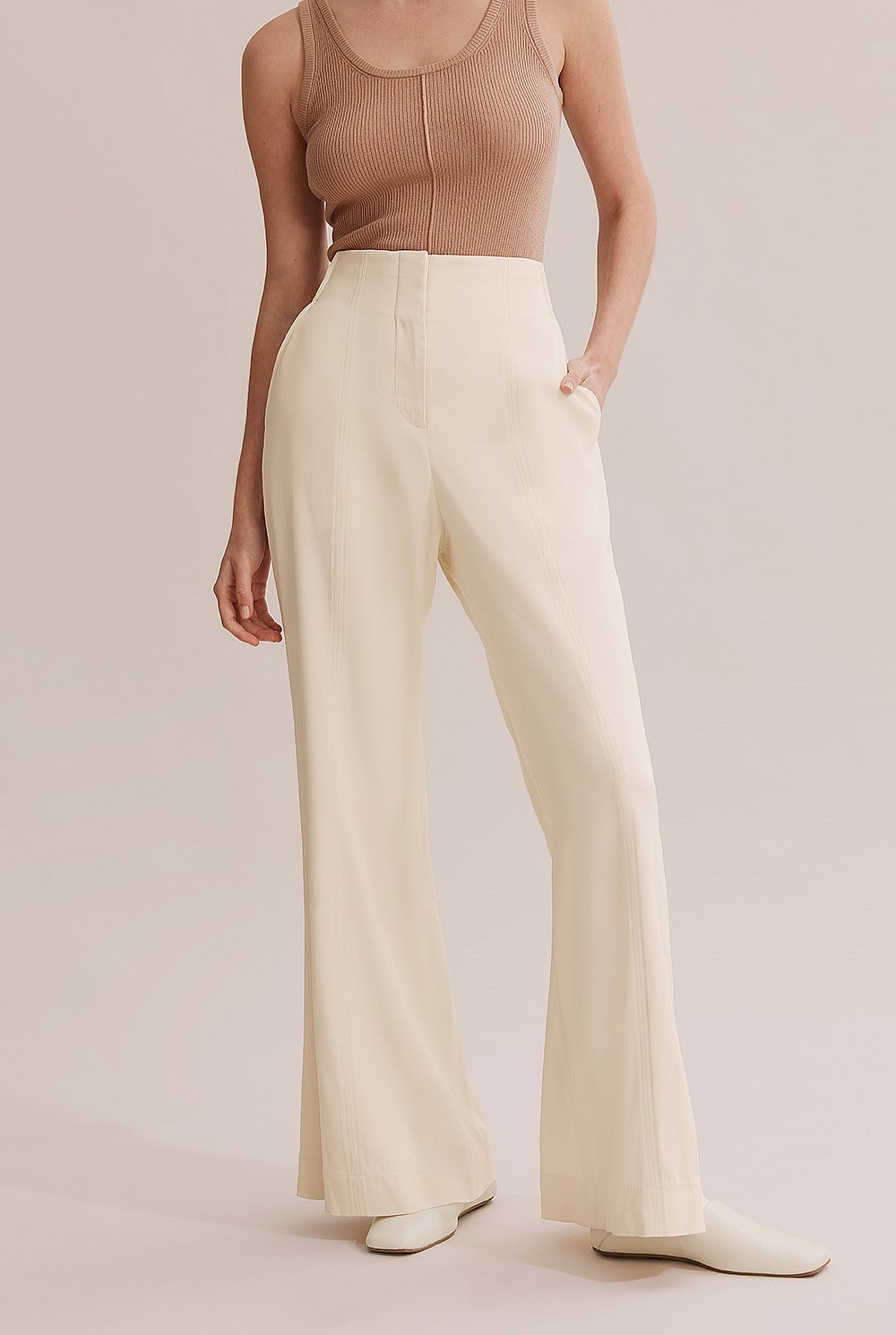 High Waist Flare Pant