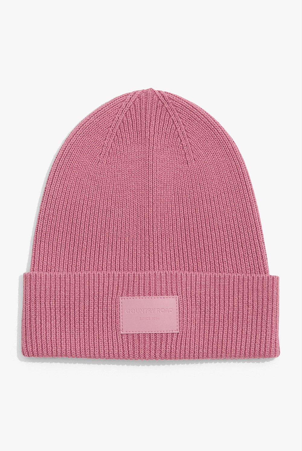 Branded Rib Beanie