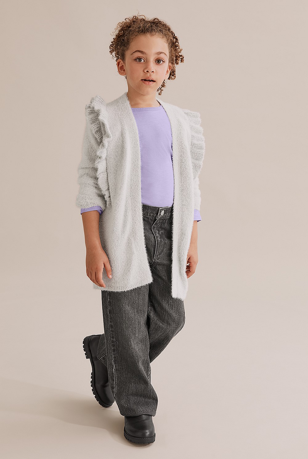 Frill Knit Cardigan