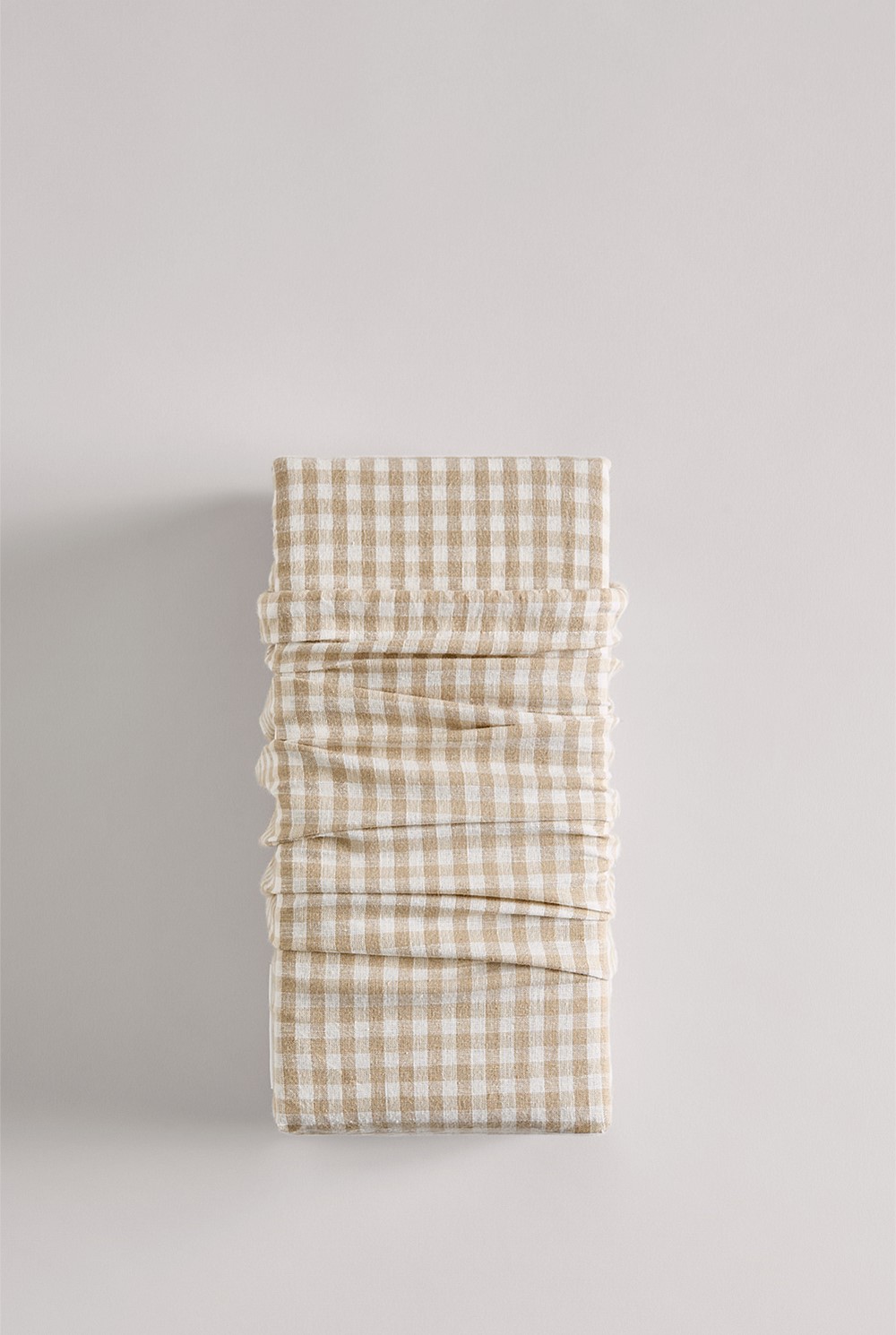 Noni Gingham King Flat Sheet