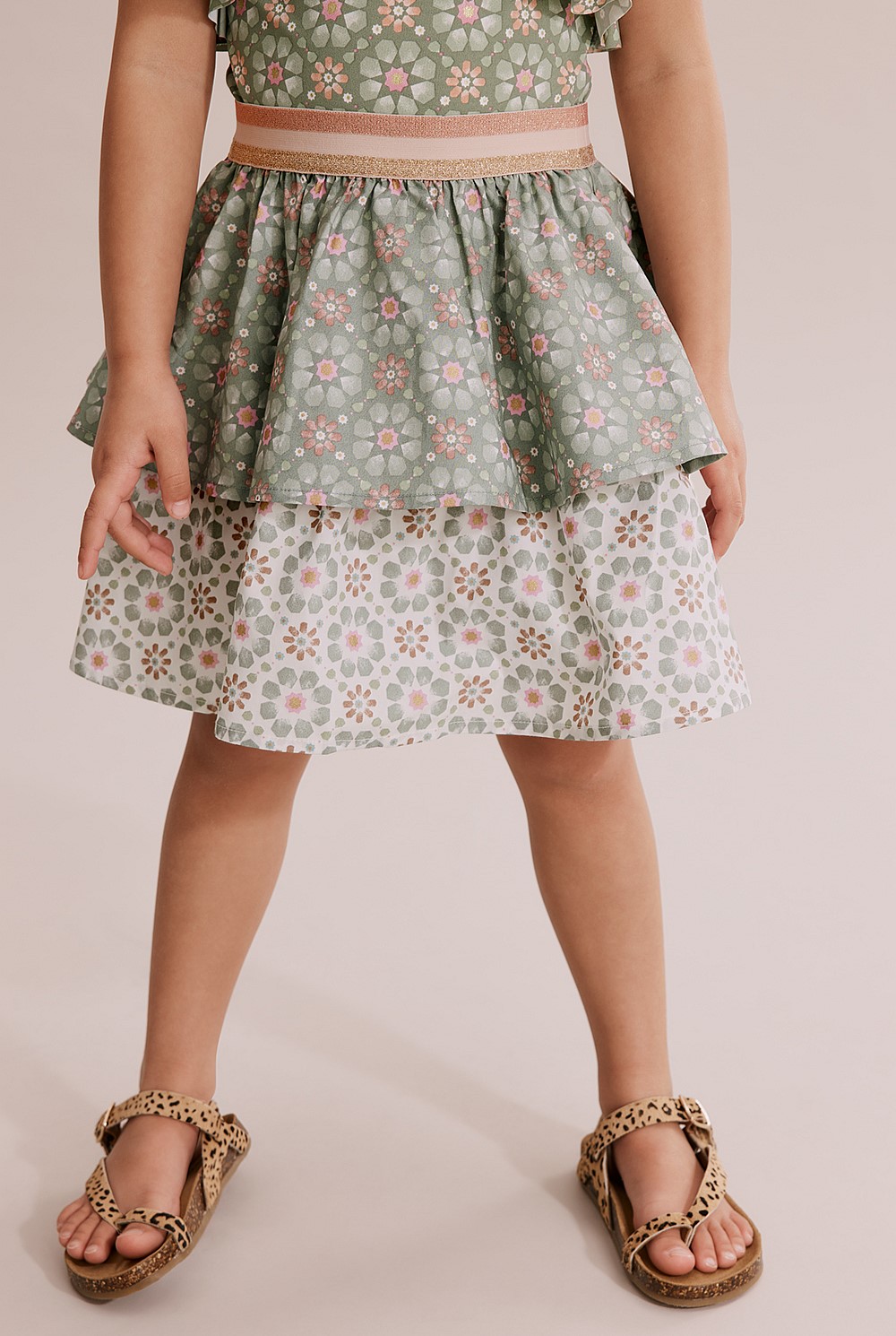 Mosaic Tier Skirt