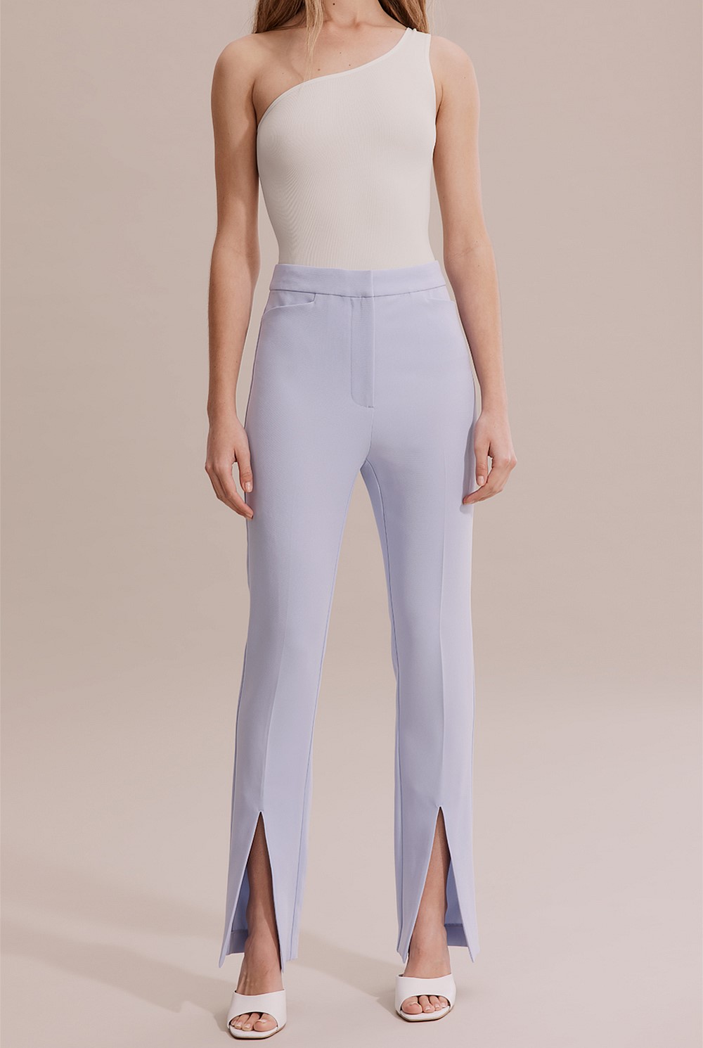 Slim Front Split Pant