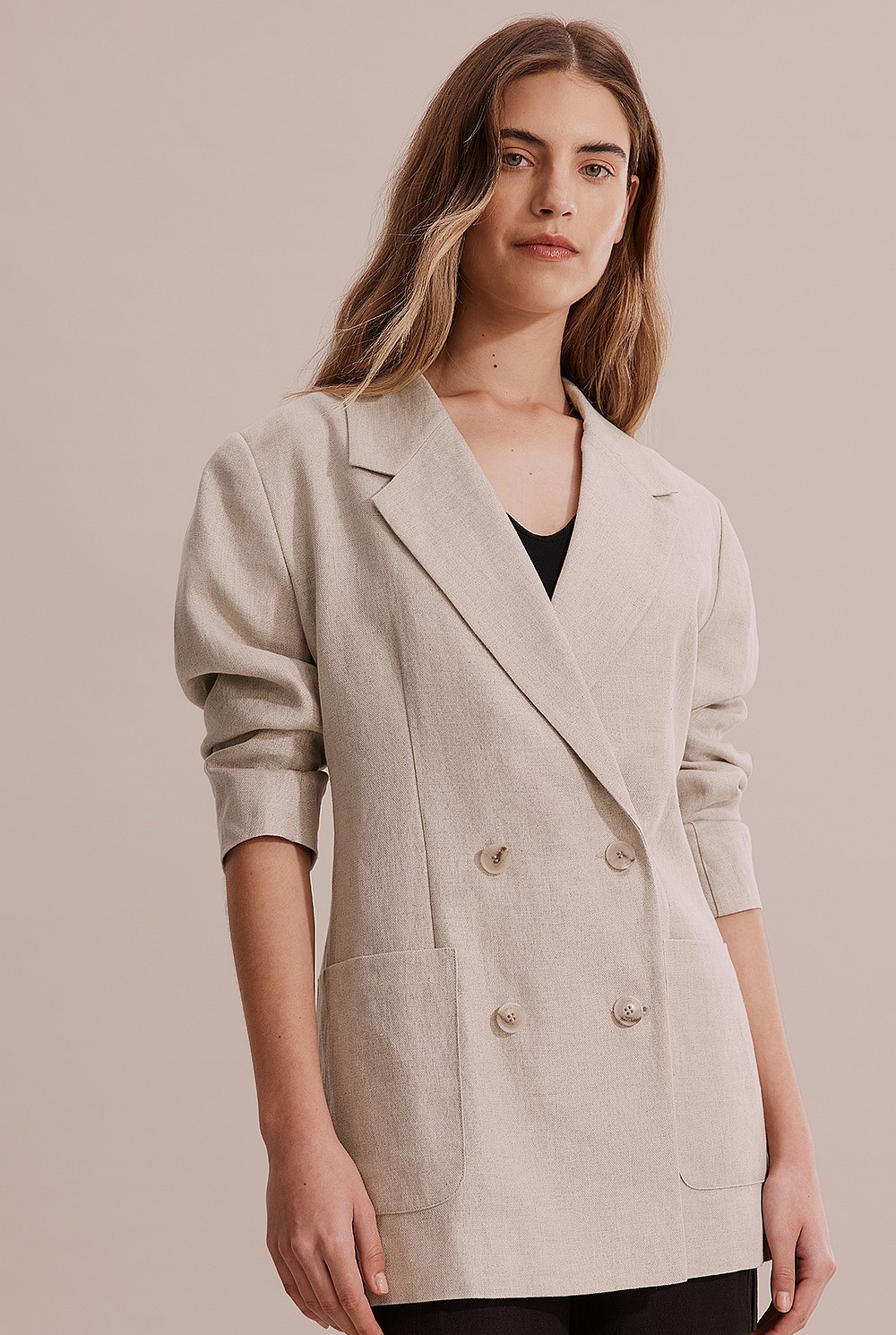 Linen Relaxed Blazer