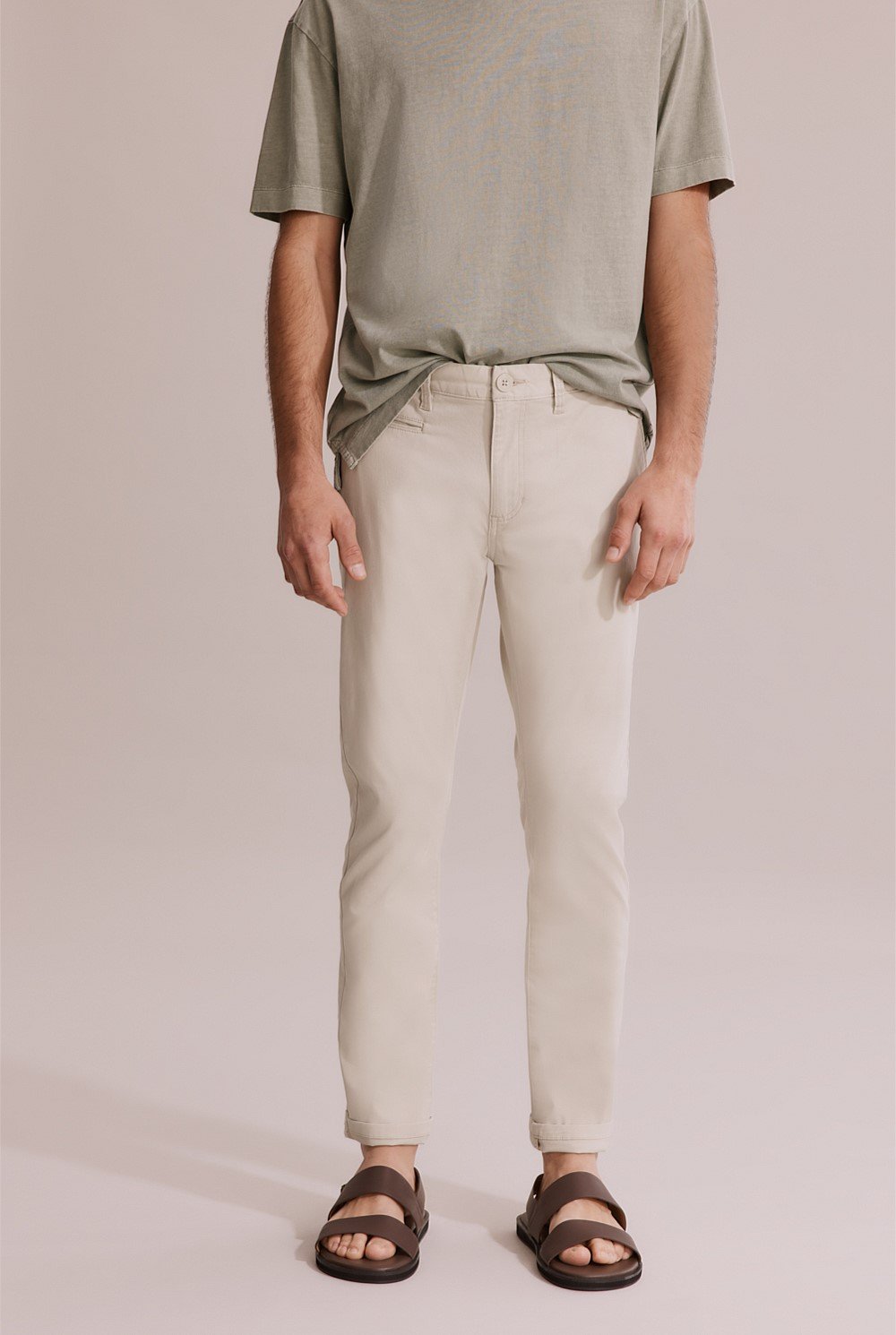 Verified Australian Cotton Slim Fit Stretch Chino