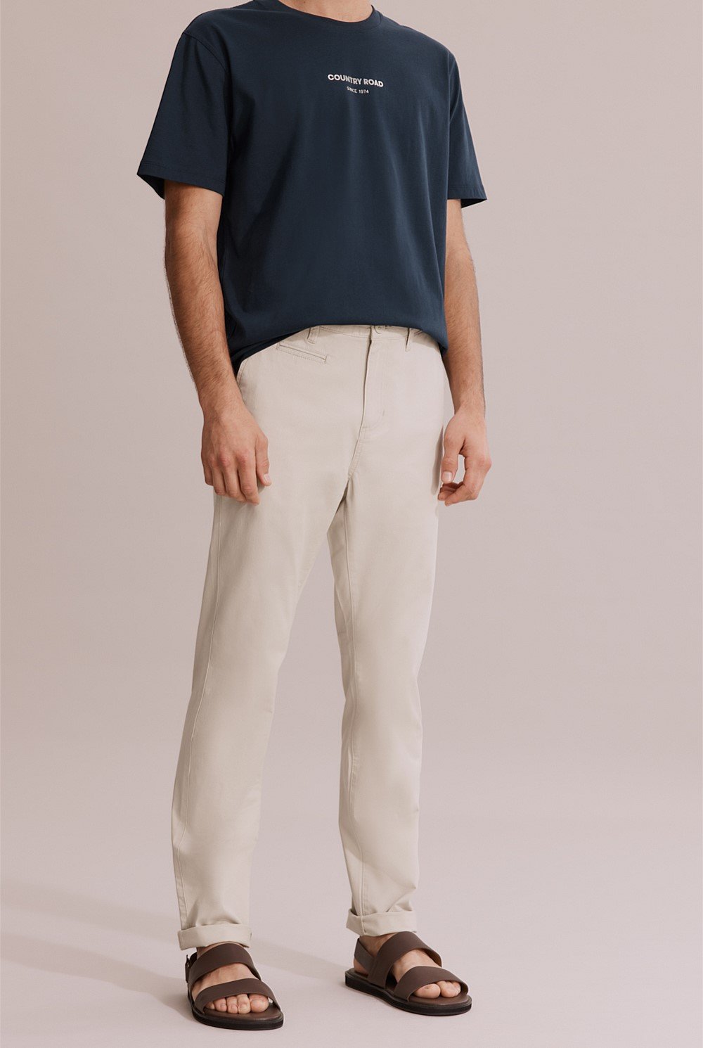 Verified Australian Cotton Tapered Fit Stretch Chino