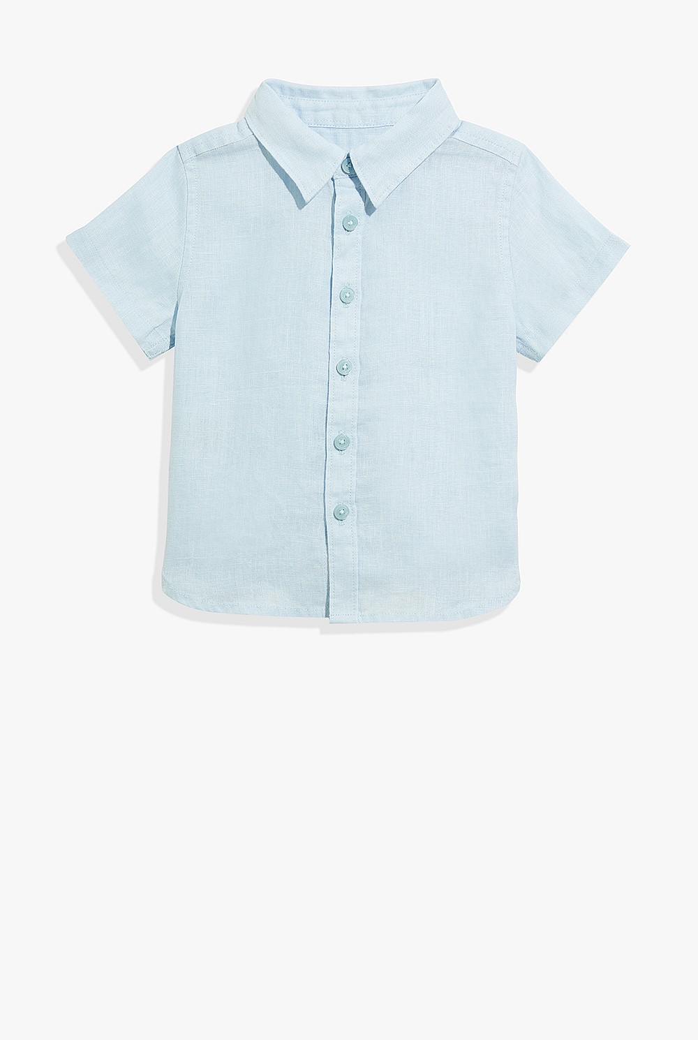 Organically Grown Short Sleeve Linen Shirt