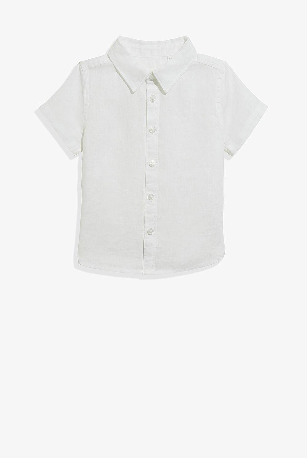 Organically Grown Short Sleeve Linen Shirt