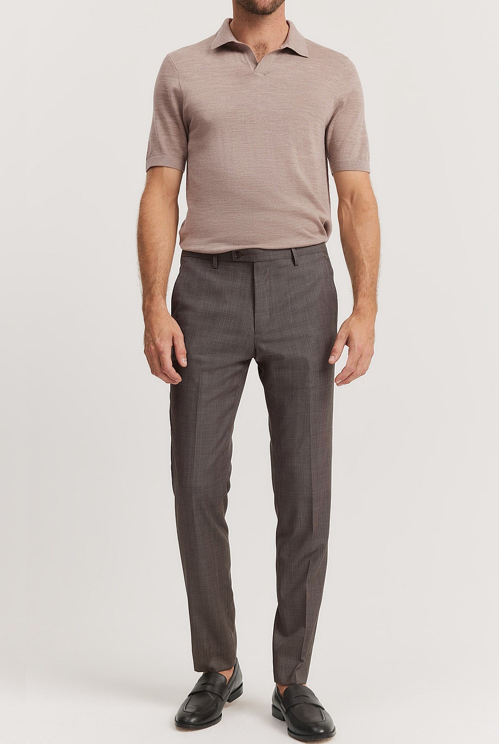 Regular Fit Textured Travel Pant