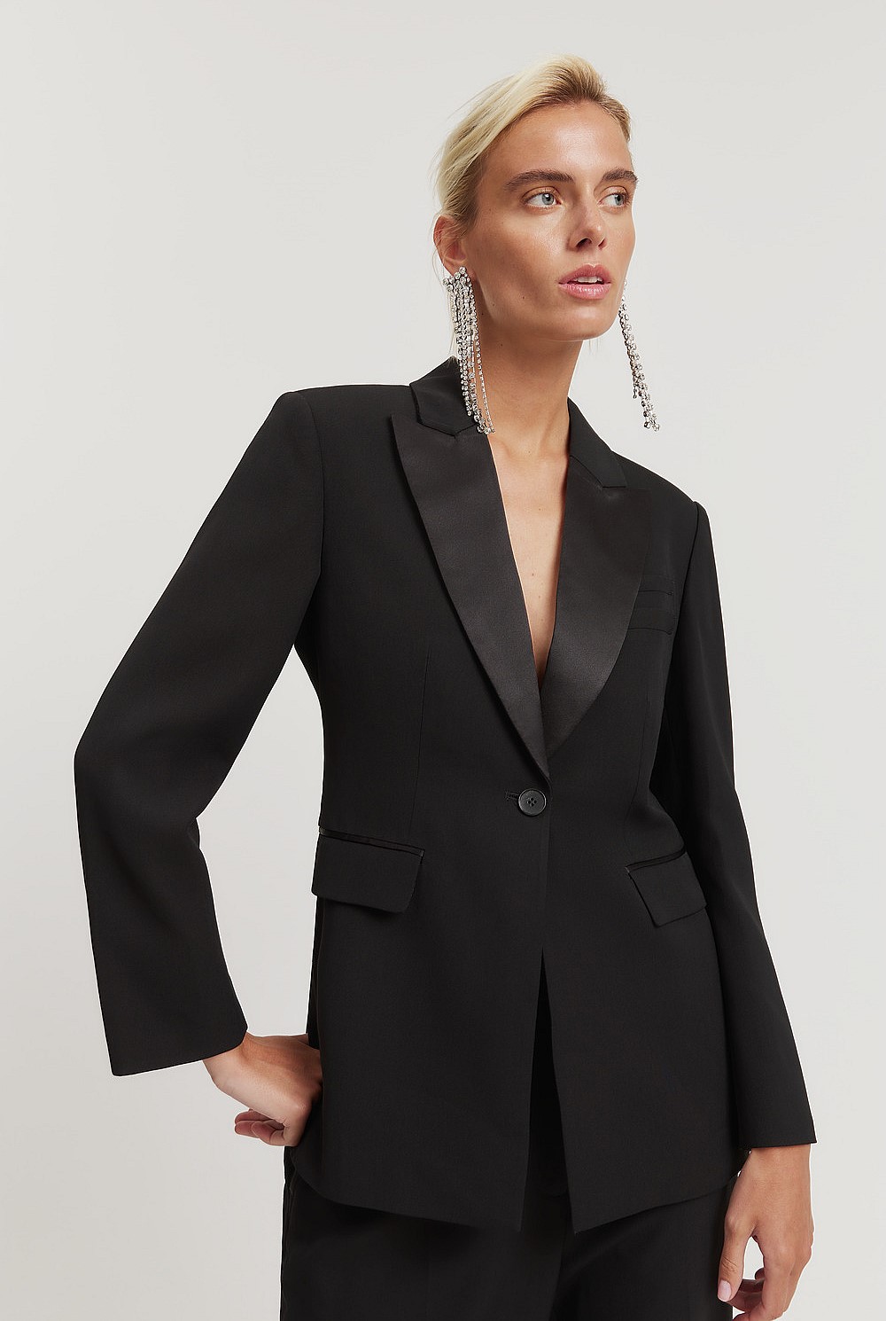 Tailored Tuxedo Blazer