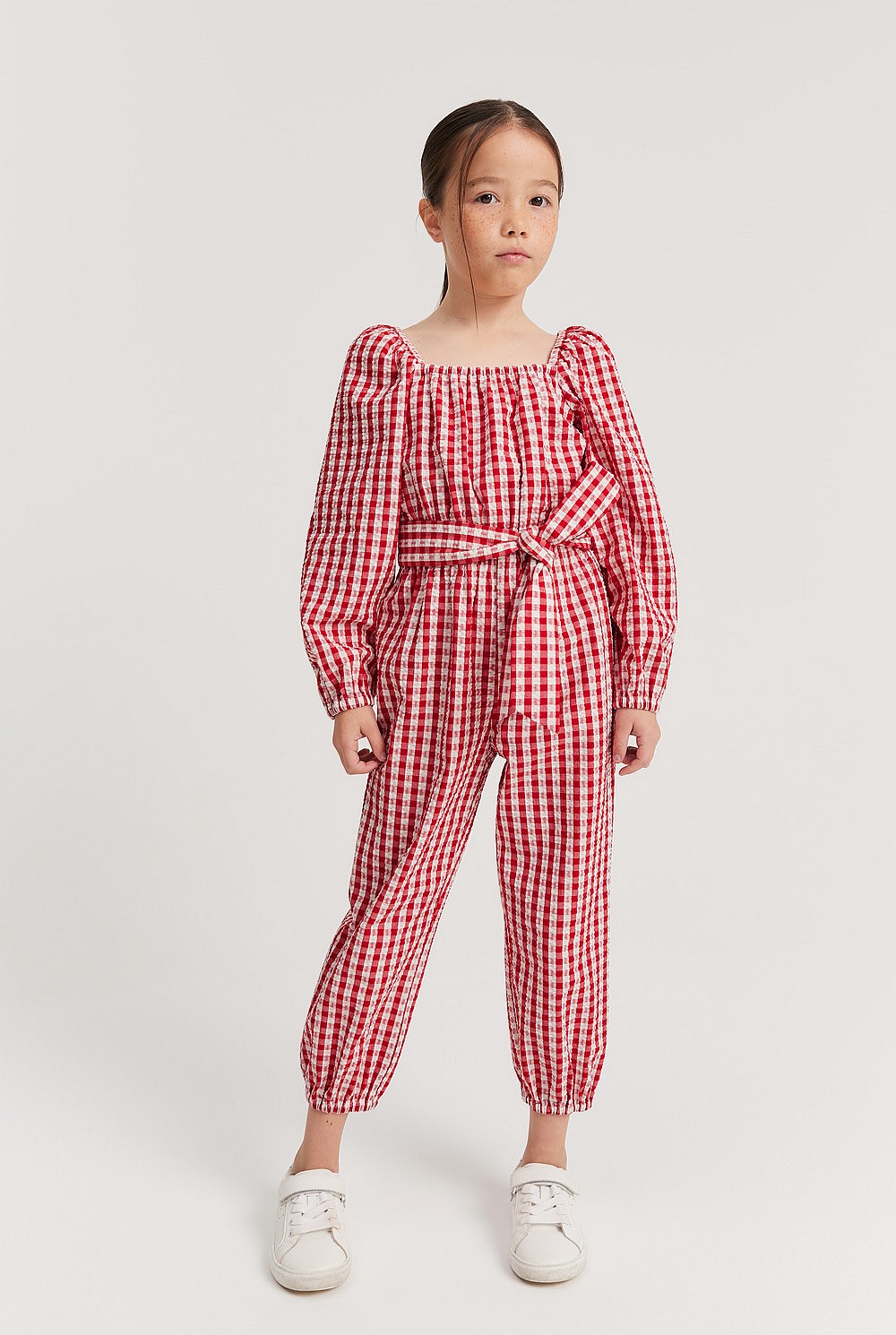 Gingham Jumpsuit