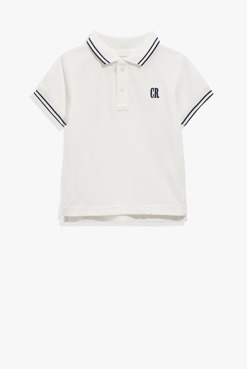 Organically Grown Cotton Logo Polo Shirt