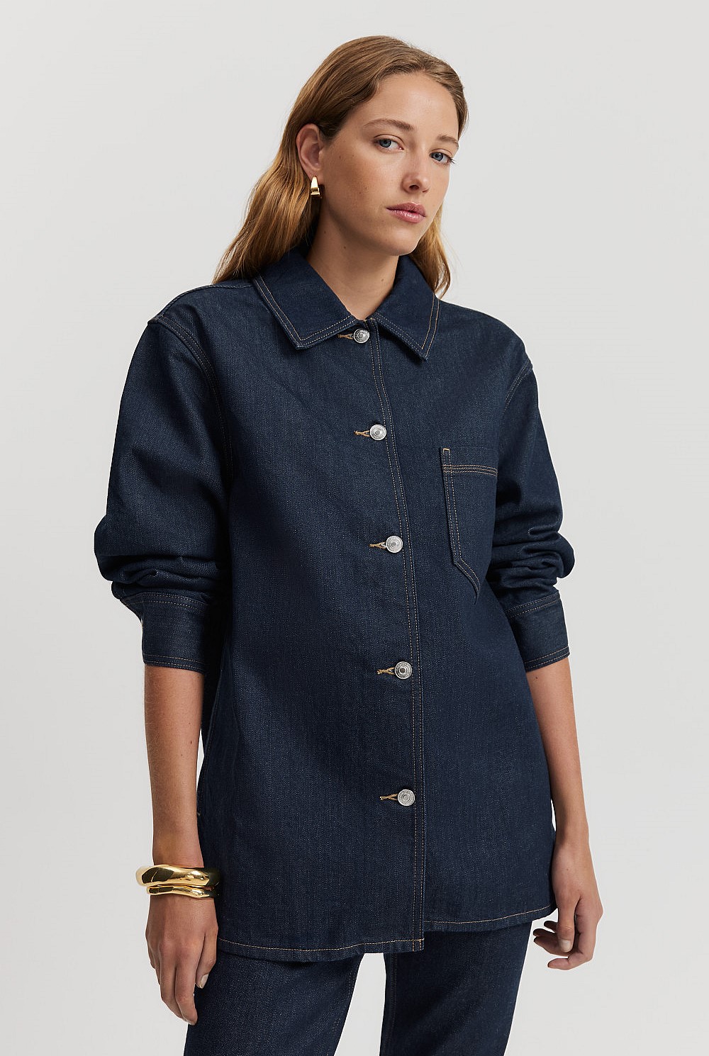 Denim Shacket