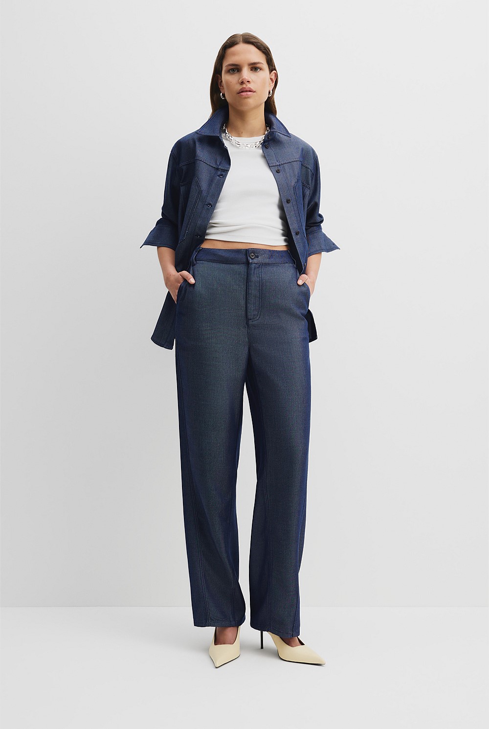 TENCEL Seam Detail Pant