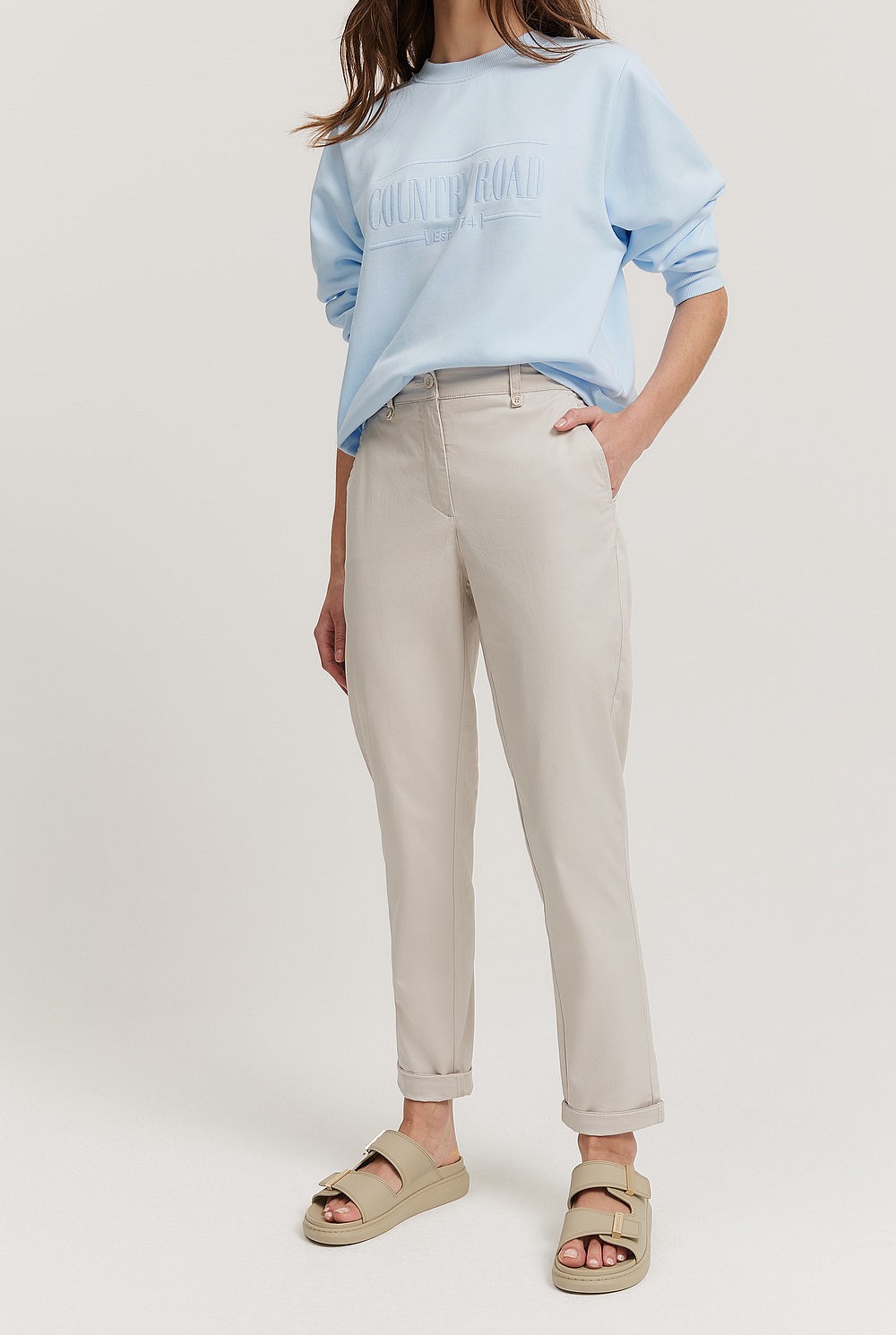 Australian Cotton Twill Walk Pant