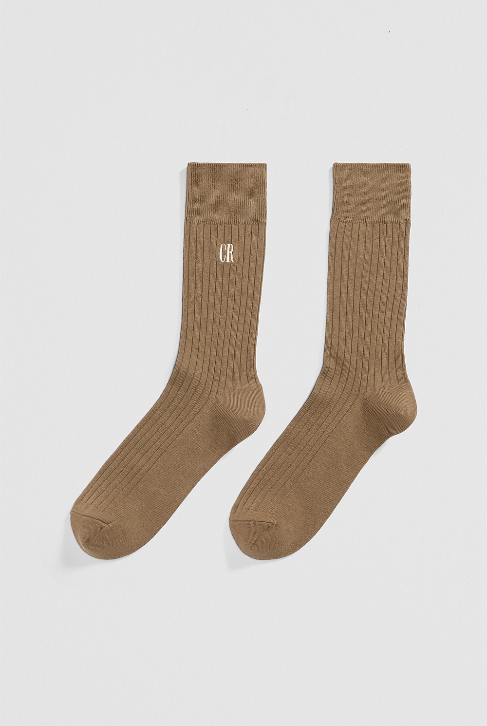 Australian Cotton Blend Country Road Ribbed Crew Sock