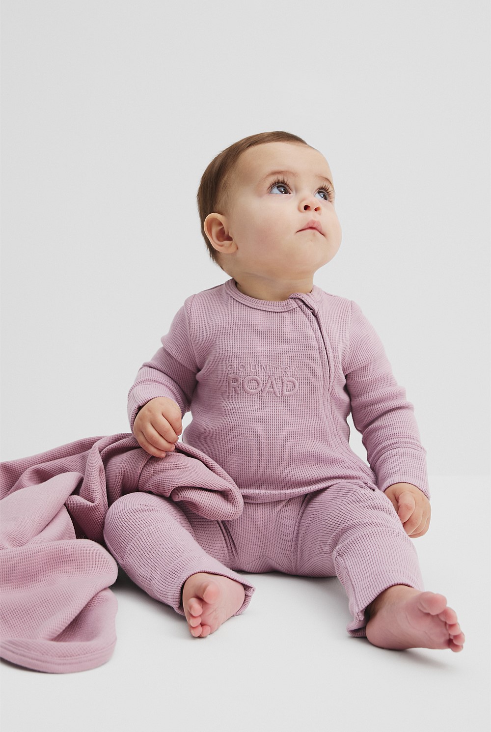 Organically Grown Cotton Waffle Jumpsuit