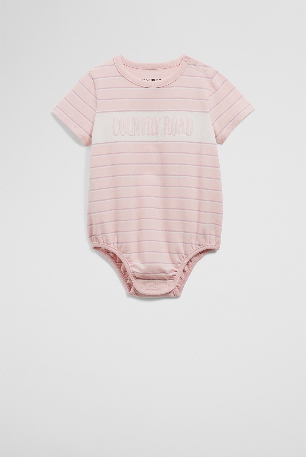 Organically Grown Cotton Stripe Heritage T-Shirt Bodysuit