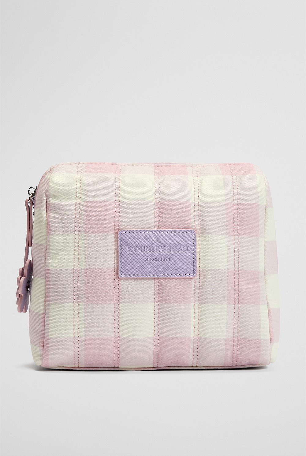 Gingham Cosmetic Case