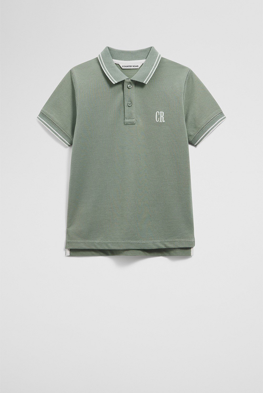 Organically Grown Cotton Logo Polo Shirt