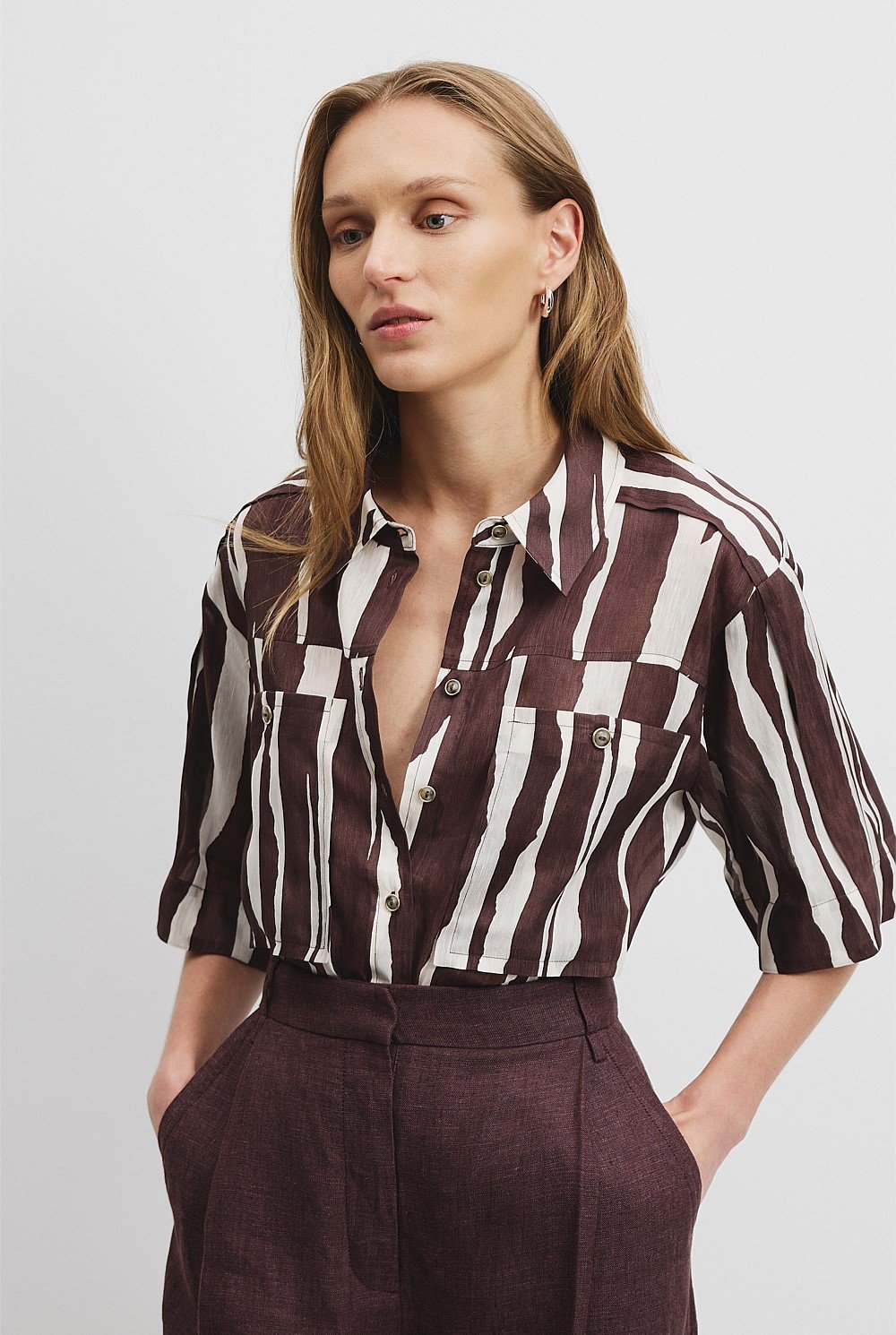 Print Utility Shirt