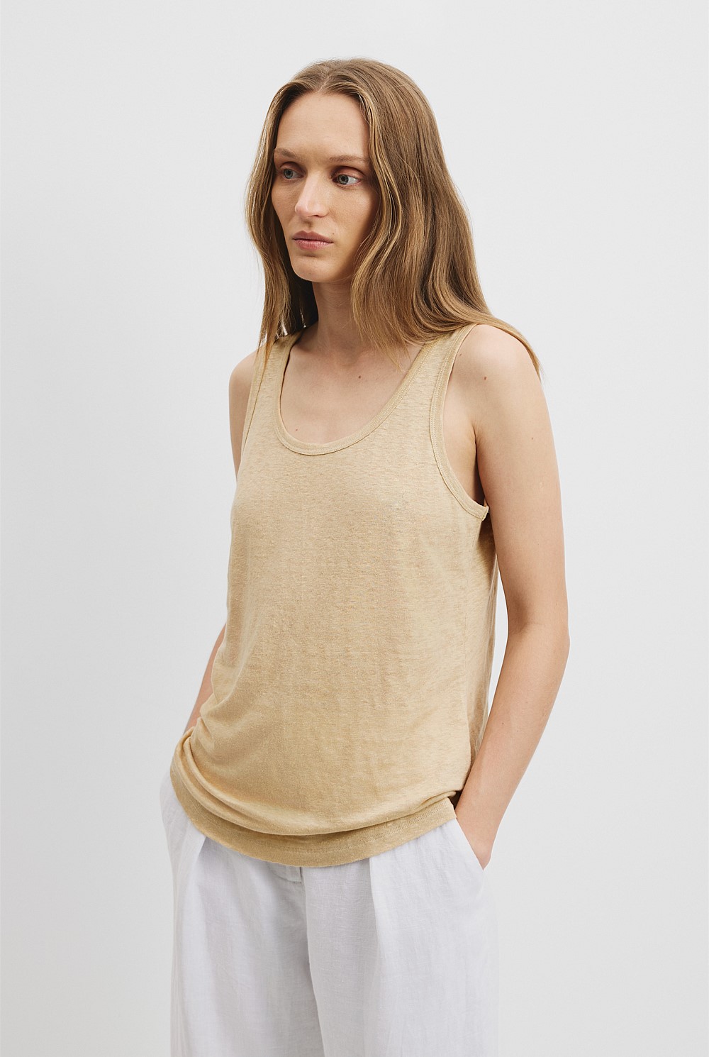 Linen Jersey Tank