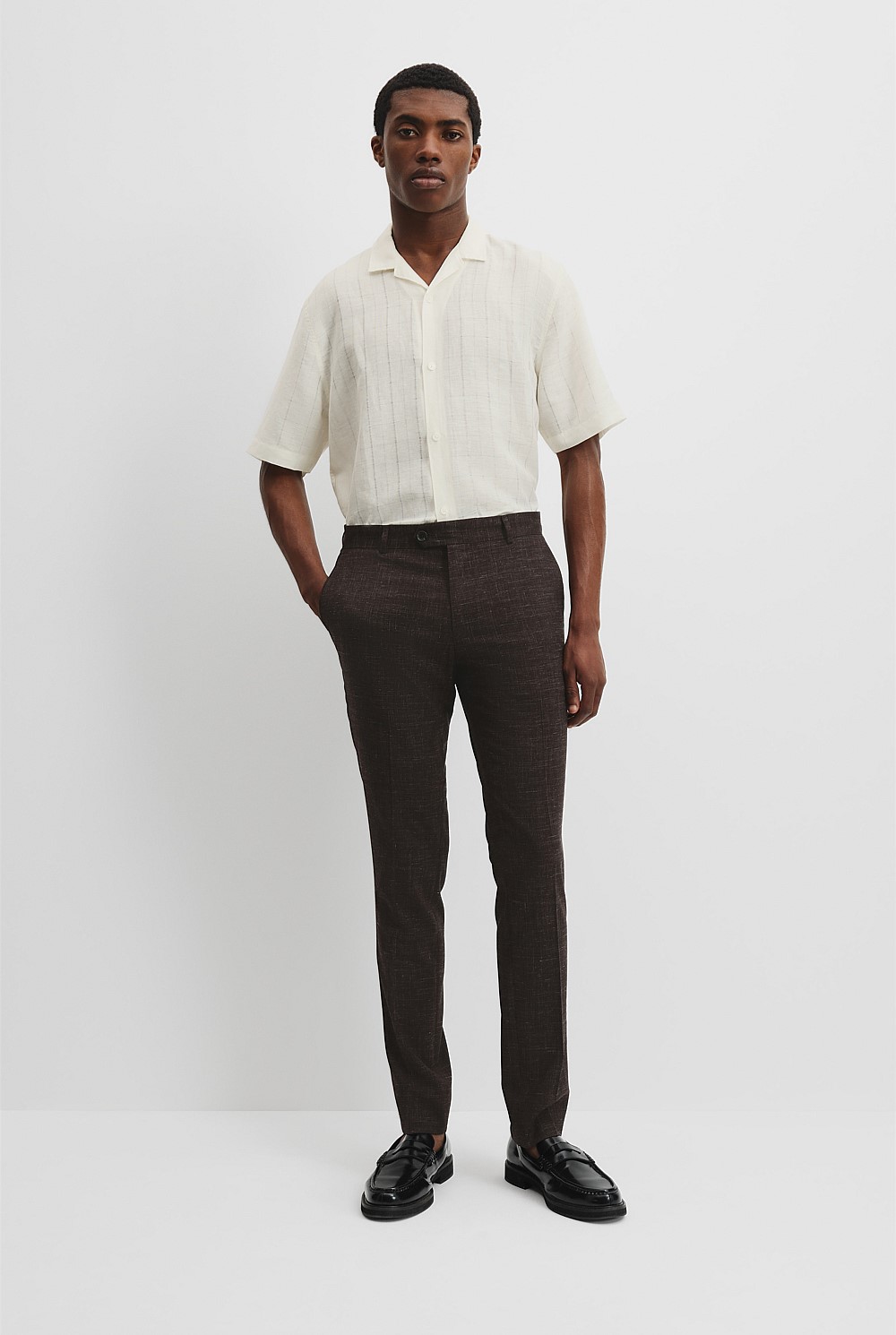 Wool Linen Stretch Pant