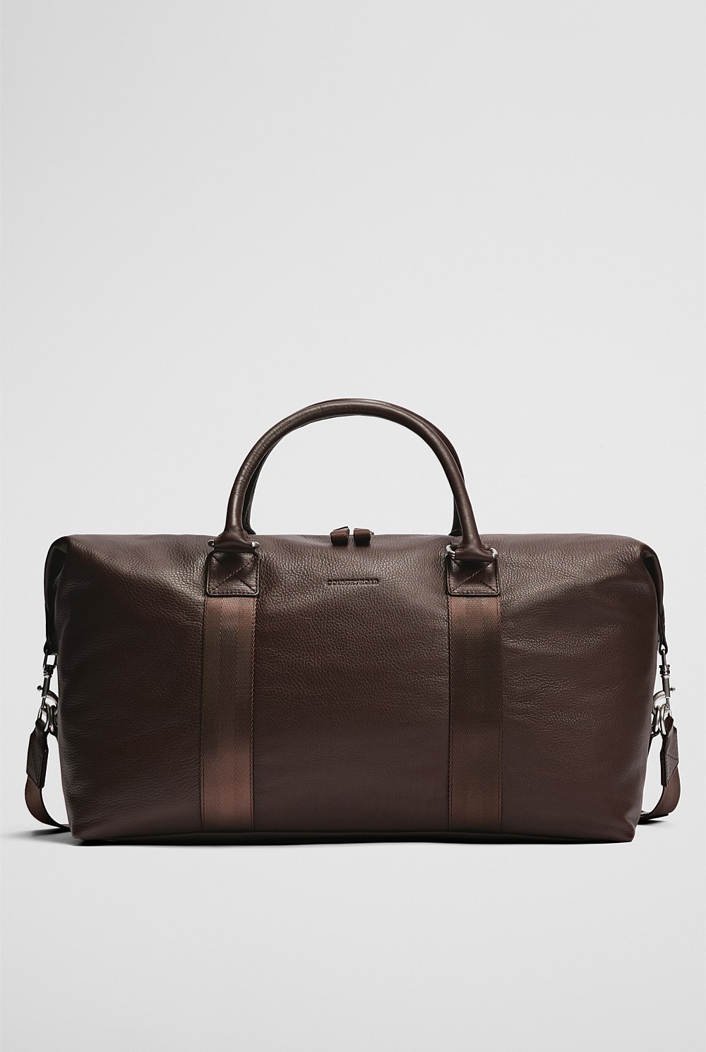 Leather Weekender