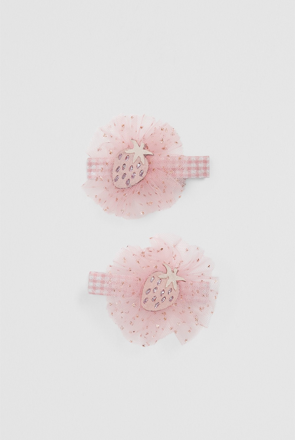 Tulle Berry Clip Pack of 2