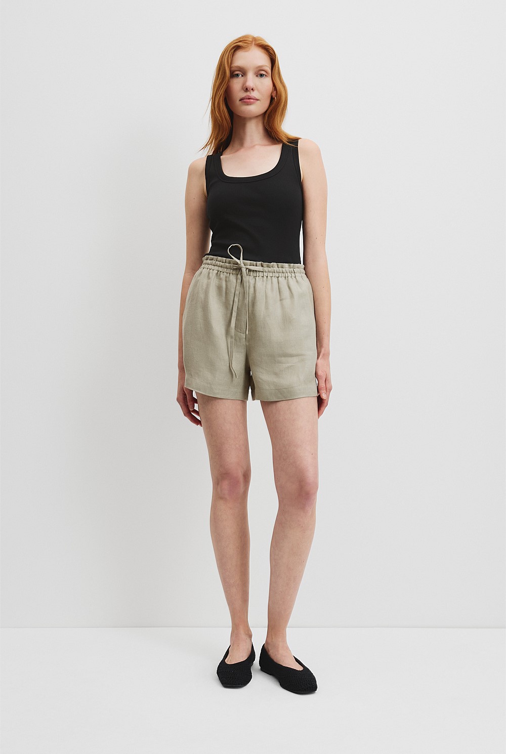 Organically Grown Linen Relaxed Short