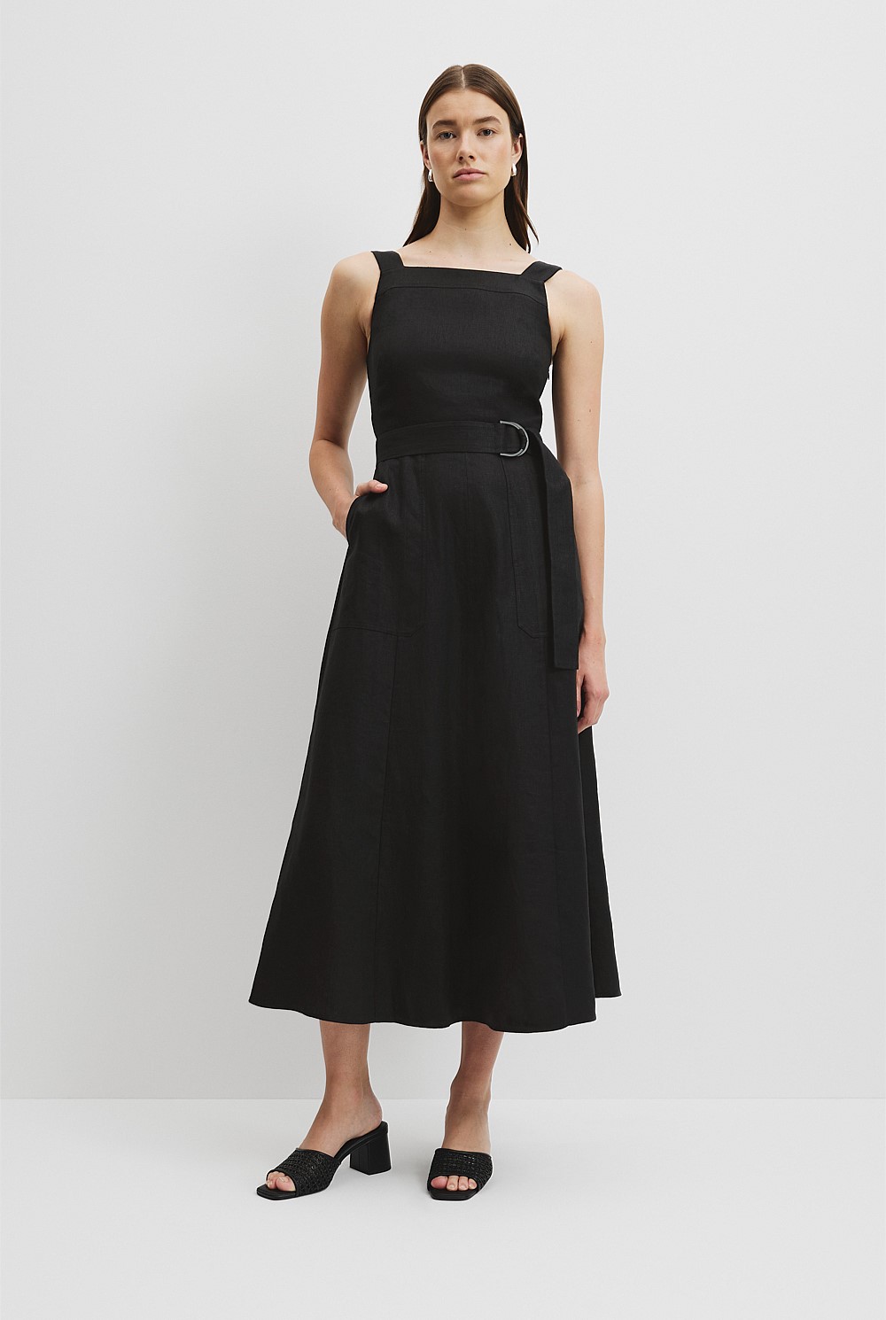 Apron Midi Dress