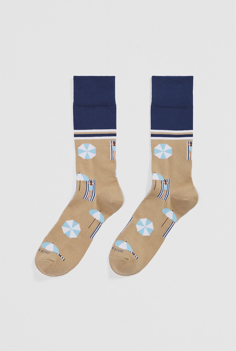 Australian Cotton Blend Beach Day Sock