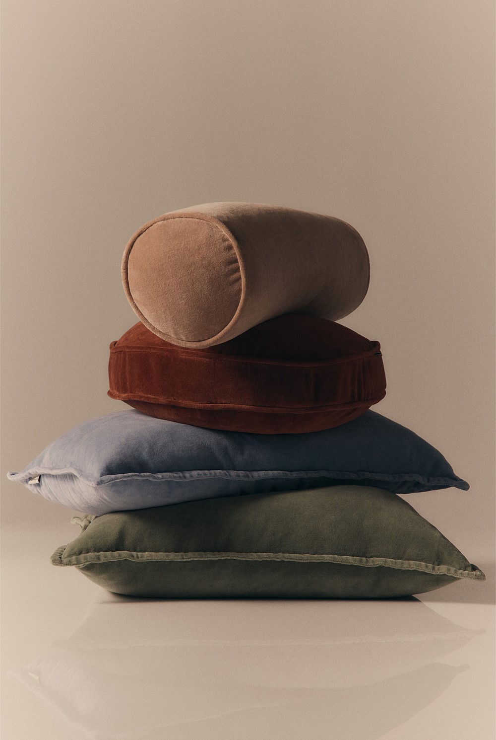 Pia Cotton Velvet 55x55 Cushion