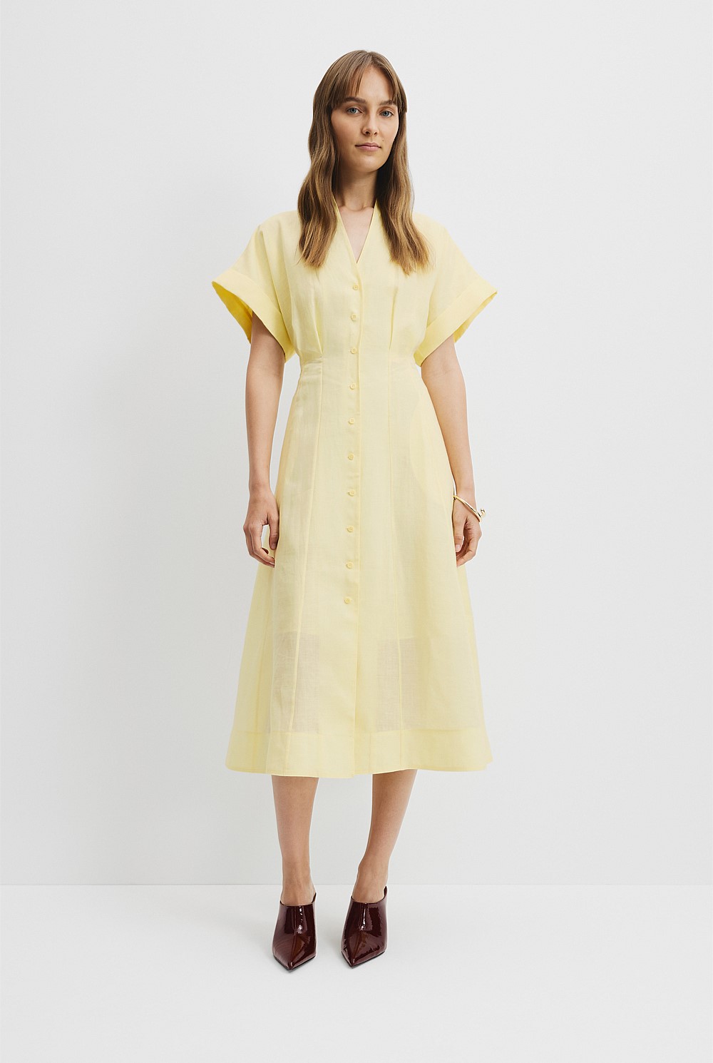 A-Line Midi Dress