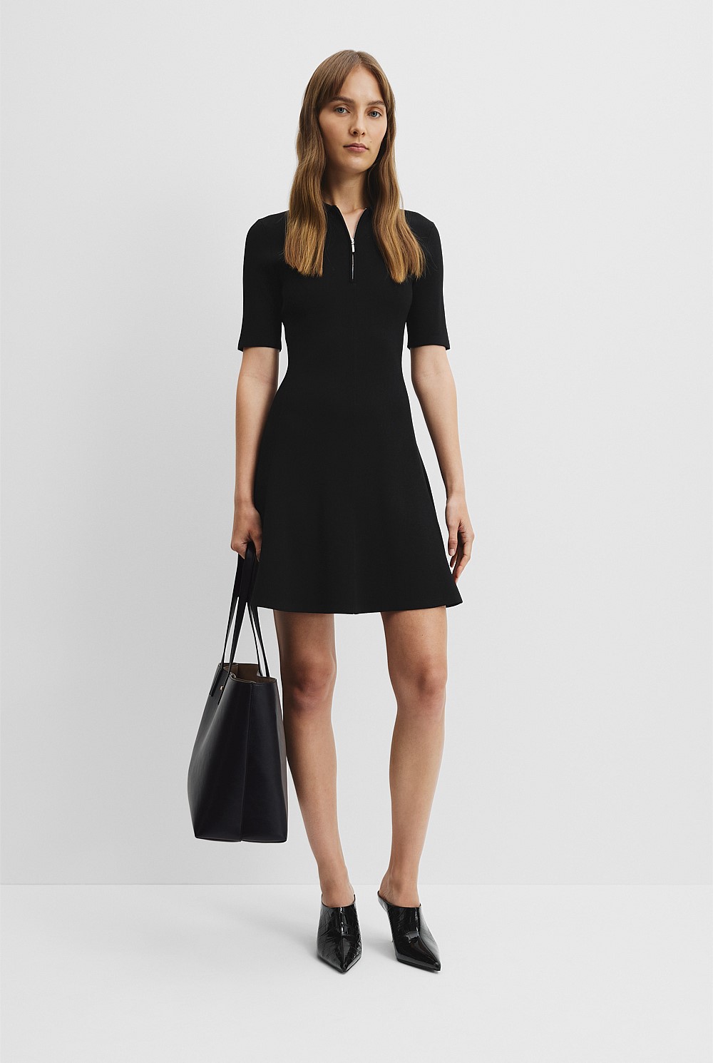 Compact Knit Mini Dress